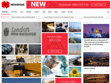 Boxed grid with AdBoxes and sidebar