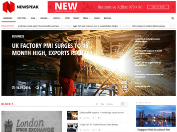 Page builder with 11 news boxes